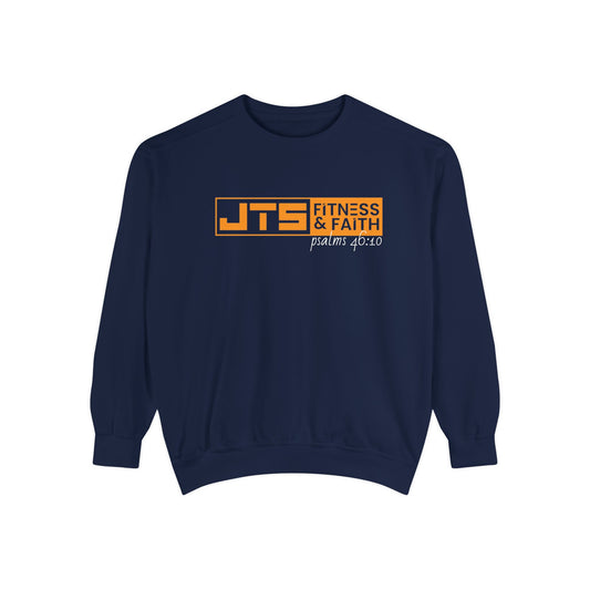Fitness & Faith Unisex Garment-Dyed Sweatshirt