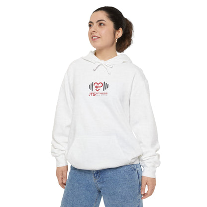 Unisex Garment-Dyed Hoodie - Fitness & Faith: 'The Greatest of These is Love'