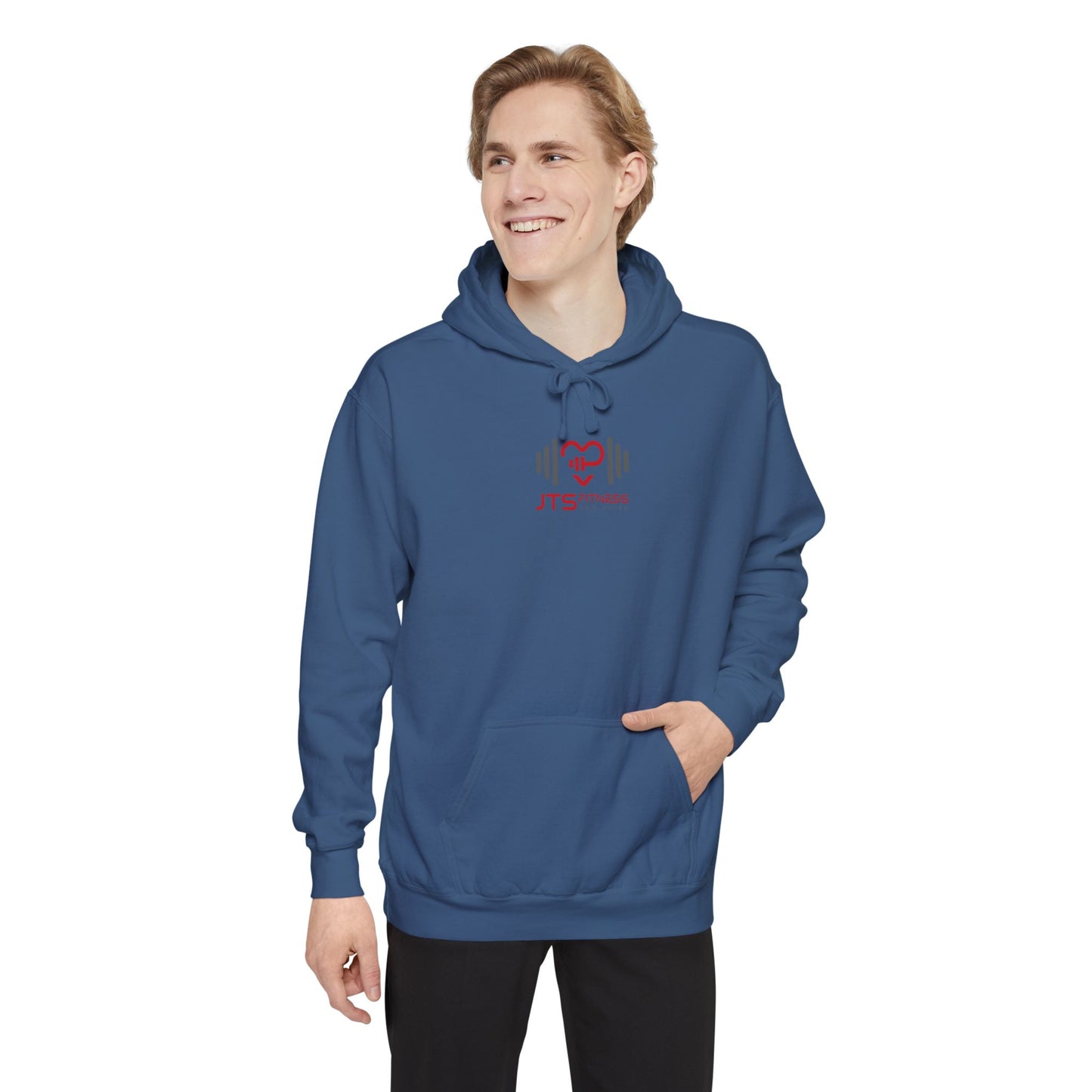 Unisex Garment-Dyed Hoodie - Fitness & Faith: 'The Greatest of These is Love'