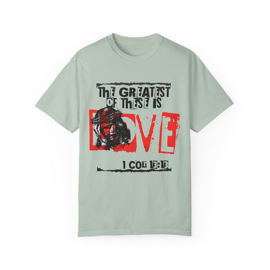 Love-Unisex Garment-Dyed T-shirt