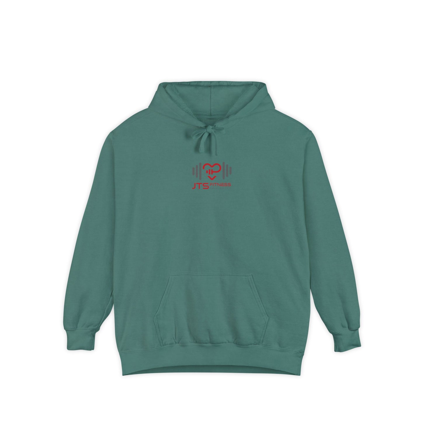 Unisex Garment-Dyed Hoodie - Fitness & Faith: 'The Greatest of These is Love'