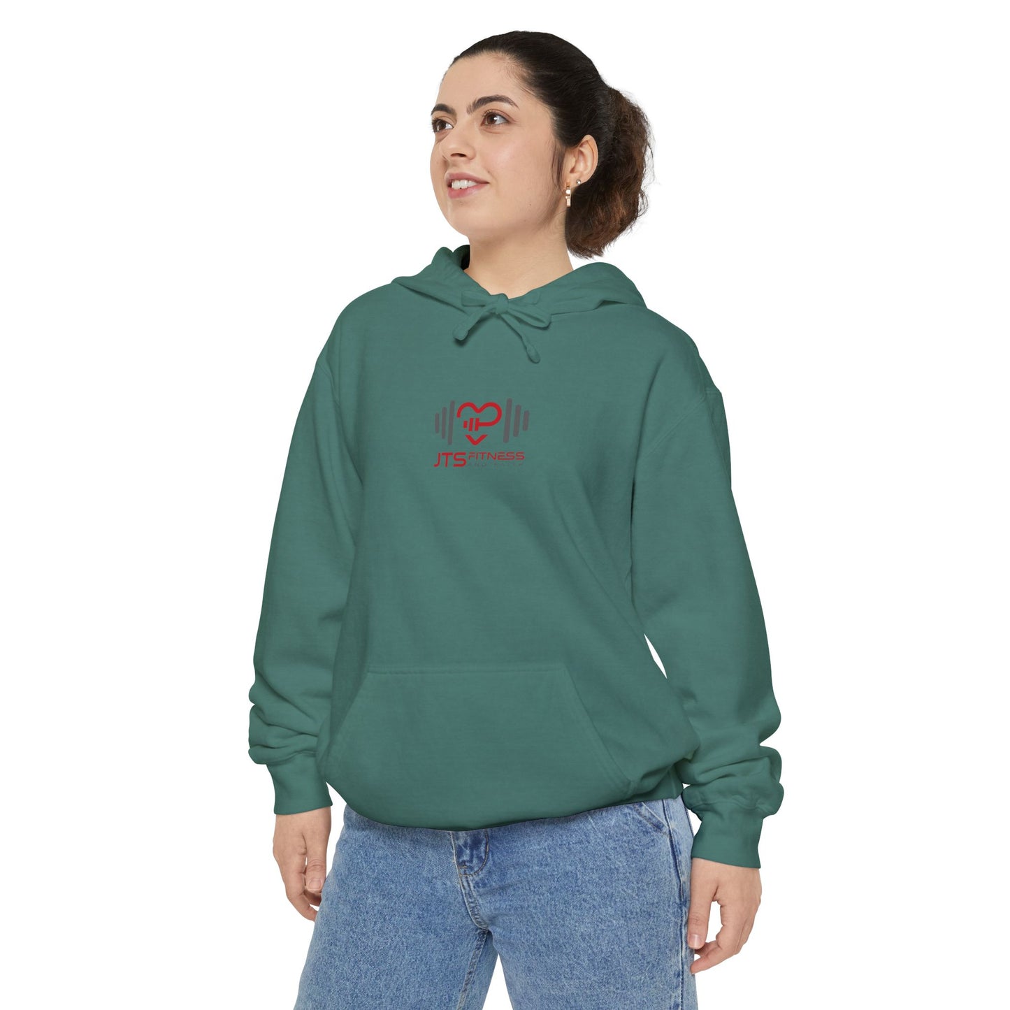 Unisex Garment-Dyed Hoodie - Fitness & Faith: 'The Greatest of These is Love'