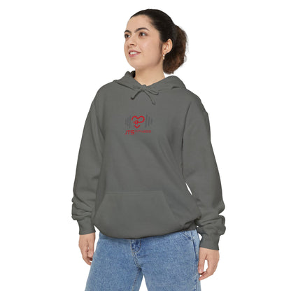 Unisex Garment-Dyed Hoodie - Fitness & Faith: 'The Greatest of These is Love'